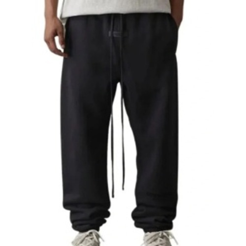 Fear of God Essentials Sweatpants Black Fleece Joggers Men's XS NWT 0271